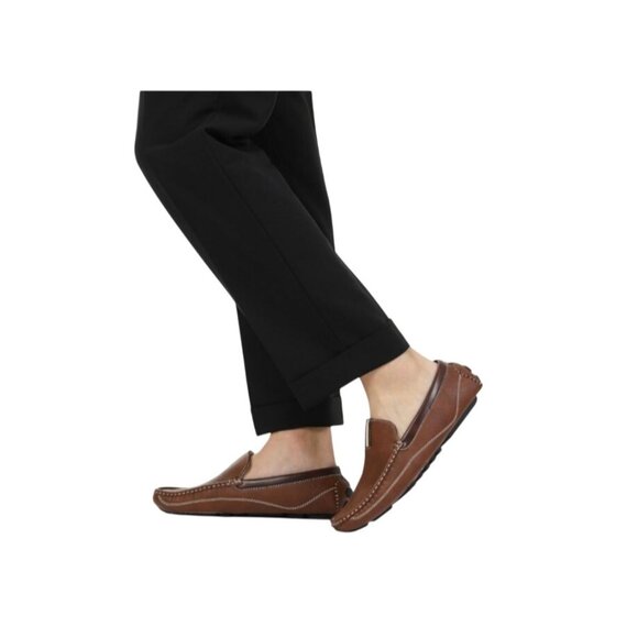 Bruno Marc Driving Moccasins Loafers Mens 13 Brown Slip On Shoes Italian Style - Picture 13 of 15